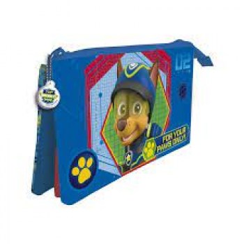 estuche triple patrulla canina